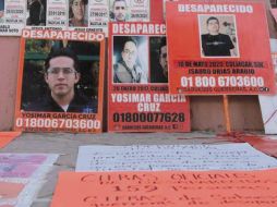 Más de 200 fichas con rostros de personas sin localizar fueron colocadas en el centro de Culiacán ESPECIAL