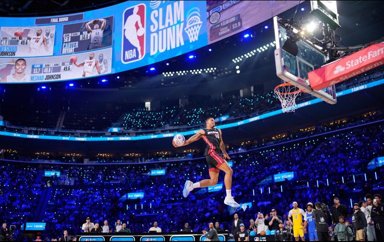 El alero del Heat, Keshad Johsnson, logró una media de 97,4 puntos que lo proclamaron campeón. AP/M. Terrill