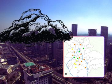 Te compartimos la calidad del aire en la capital del país tras el final de la Fase I de la contingencia ambiental vigente hasta la noche del 14 de febrero. ESPECIAL / Calidad del Aire / Webcams de México