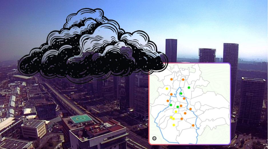 Te compartimos la calidad del aire en la capital del país tras el final de la Fase I de la contingencia ambiental vigente hasta la noche del 14 de febrero. ESPECIAL / Calidad del Aire / Webcams de México