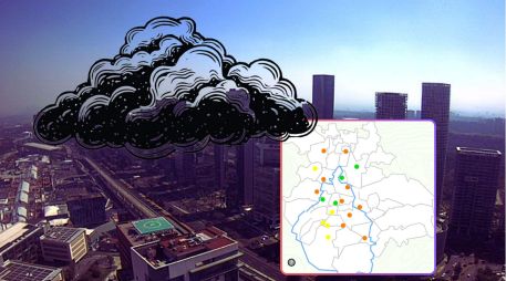 Te compartimos la calidad del aire en la capital del país tras el final de la Fase I de la contingencia ambiental vigente hasta la noche del 14 de febrero. ESPECIAL / Calidad del Aire / Webcams de México