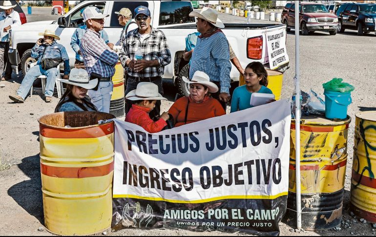 Productores de maíz amenazan con bloquear de nuevo carreteras, en protesta por la caída de precios y el incumplimiento de apoyos. Amagan con afectar eventos del Mundial de Futbol. EL INFORMADOR/ A. Navarro