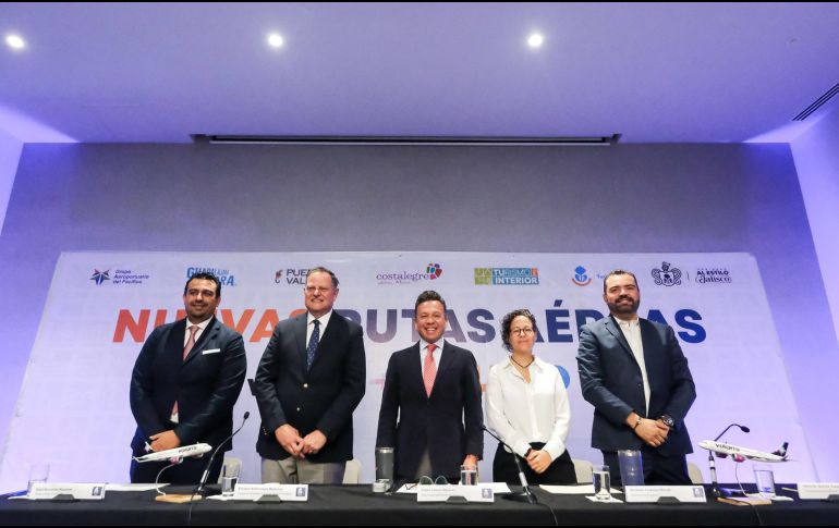 Las nuevas rutas, ocho conexiones desde Guadalajara y tres desde Puerto Vallarta, iniciarán operaciones a partir del 1 y 2 de junio. ESPECIAL