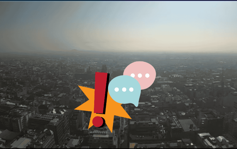 Las autoridades activaron la contingencia ambiental (Fase I) el pasado 15 de febrero por la tarde; HOY sigue vigente. ESPECIAL / Webcams de México
