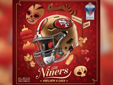 Hoy, mediante sus redes sociales, la NFL informó que para todos los "Fieles a la Ciudad de México", que "Los niners vuelven a pintar la capital chilanga de rojo y dorado". X / @nflmx