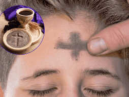 La marca de ceniza sobre la frente funciona como un signo externo de arrepentimiento. CANVA