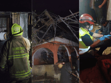 De acuerdo con el Gobierno de Oaxaca, el siniestro ocurrió en un polvorín ubicado en la calle Los Pinos, en San Miguel, Guelache. X / @SSPC_GobOax