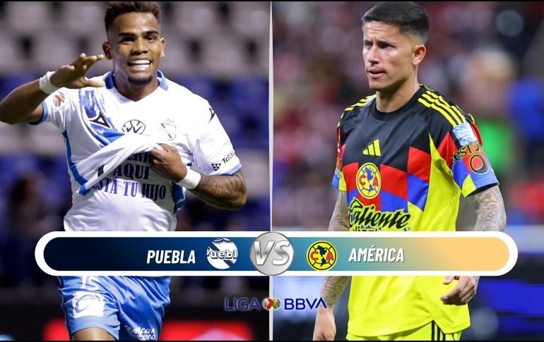 Puebla y América se enfrentan en el Estadio Cuauhtémoc por la Jornada 7 del Clausura 2026. ESPECIAL / IMAGO7 y CANVA