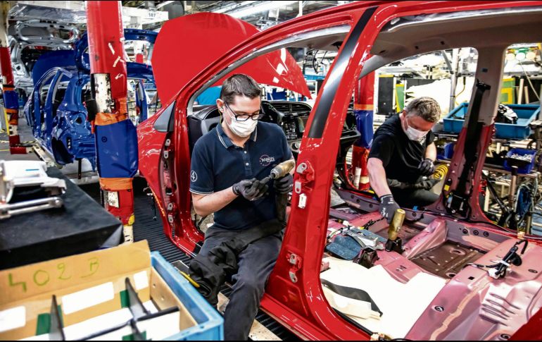 La producción automotriz volvió a encabezar las ganancias de México en Estados Unidos. EFE