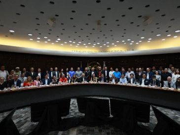 Mery Pozos dialogó con economistas de Jalisco sobre T-MEC y presupuesto 2026. CORTESÍA