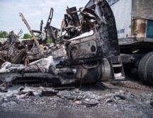 Los accesos carreteros de salida del Área Metropolitana de Guadalajara, como hacia Ocotlán y Acatlán de Juárez, se mantienen cerrados. EFE/C. López