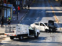 Se mantiene el operativo coordinado con autoridades de los tres órdenes de gobierno para descartar más víctimas. EL INFORMADOR/ J. ACOSTA.