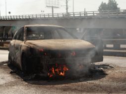 El Gabinete de Seguridad indicó que son siete los bloqueos activos en Jalisco. CORTESÍA.