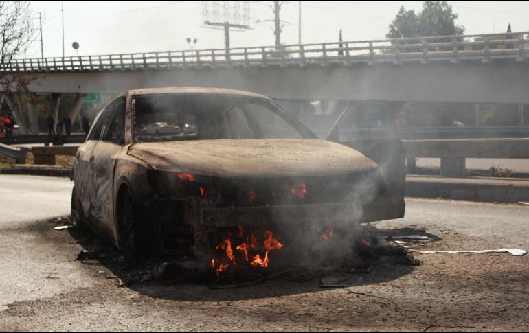 El Gabinete de Seguridad indicó que son siete los bloqueos activos en Jalisco. CORTESÍA.