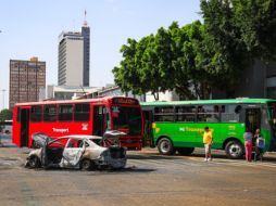 Se instó a la población a evitar circular por las zonas afectadas tras los hechos de inseguridad de este domingo. EL INFORMADOR/ J. ACOSTA.