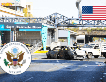 El aviso, fechado el 23 de febrero de 2026, señala que los ciudadanos estadounidenses deben refugiarse y evitar desplazamientos innecesarios en zonas específicas, entre ellas Guadalajara. EL INFORMADOR / CANVA