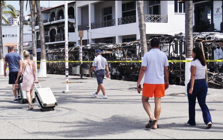 Autoridades estatales mantienen operativos activos tras los disturbios relacionados con “El Mencho”. EFE/ A. Montero