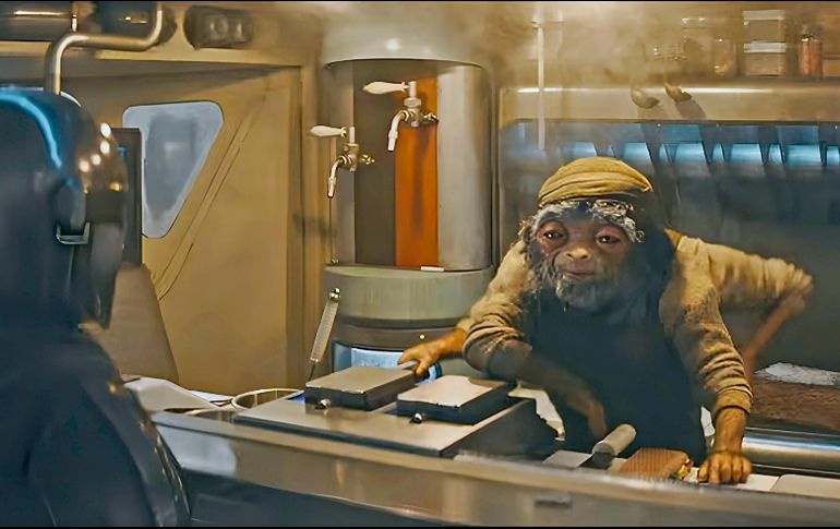 Scorsese presta su voz a un peculiar tendero de cuatro brazos del planeta “Ardennian”, aportando humor en una escena clave con “Mando”. ESPECIAL