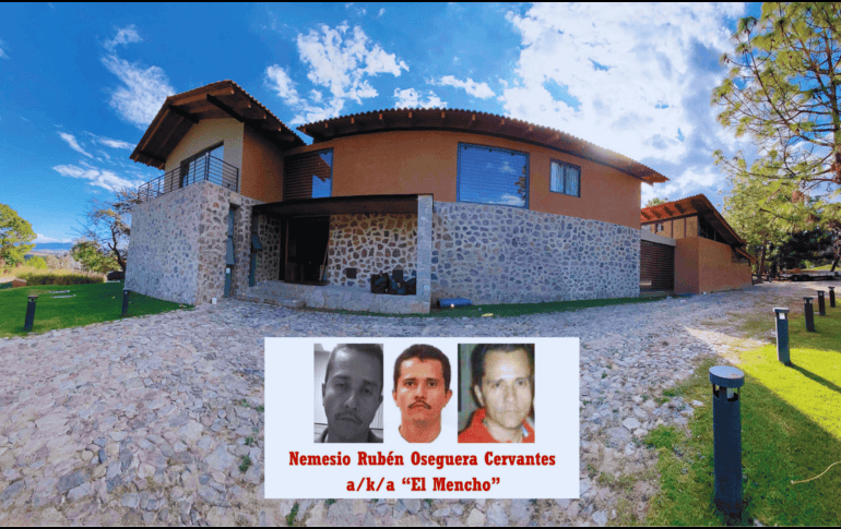 Casa en Tapalpa, Jalisco, donde presuntamente habitaba 