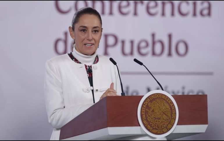 La Mandataria mexicana destacó su continua comunicación con los gobernadores de varios Estados para asegurar la seguridad de los ciudadanos. SUN/C. Mejía