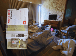 Entre el caos de la finca de 