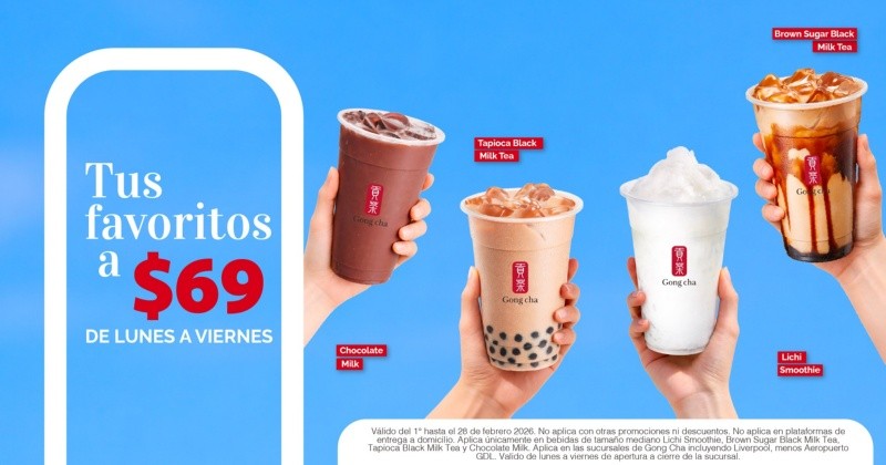 FACEBOOK/Gong Cha México
