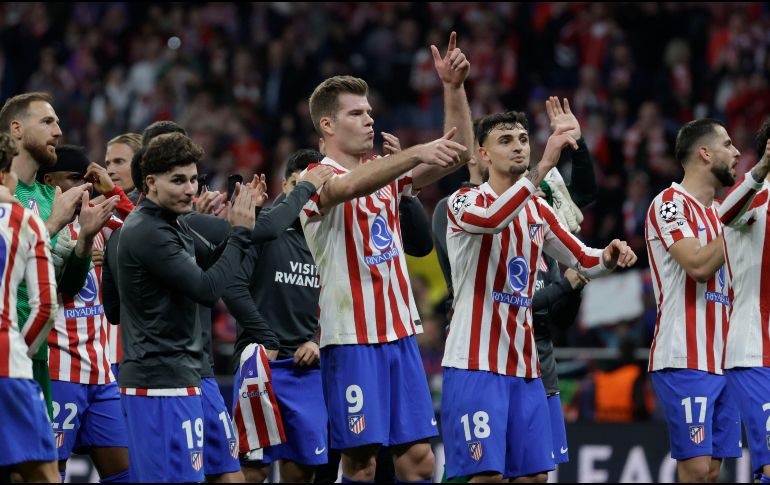 El Atlético de Madrid evitó una noche de 