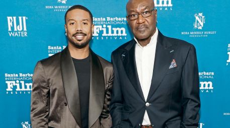 Michael B. Jordan y Delroy Lindo se encontraban en el escenario cuando John Davidson, quien sufre el síndrome de Tourette, profirió los insultos. AFP