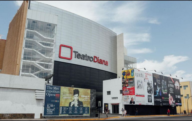 El Teatro Diana recomendó al público conservar sus boletos, ya que las localidades adquiridas serán válidas para las nuevas fechas. EL INFORMADOR/ARCHIVO