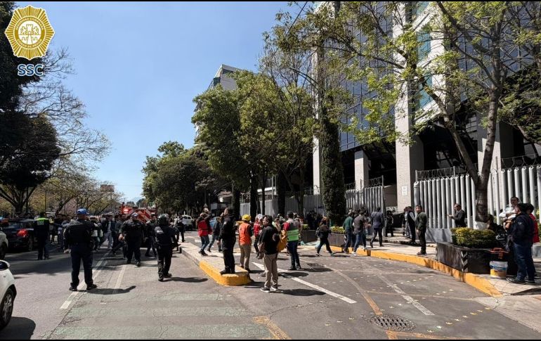 Tras concluir la búsqueda, las autoridades informaron que no se localizó ningún objeto sospechoso ni artefacto explosivo en el lugar. X / @SSC_CDMX