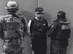 El detenido es identificado como uno de los principales responsables del CNG con fuerte presencia en la región de Tlaxcala. ESPECIAL/@GabSeguridadMX