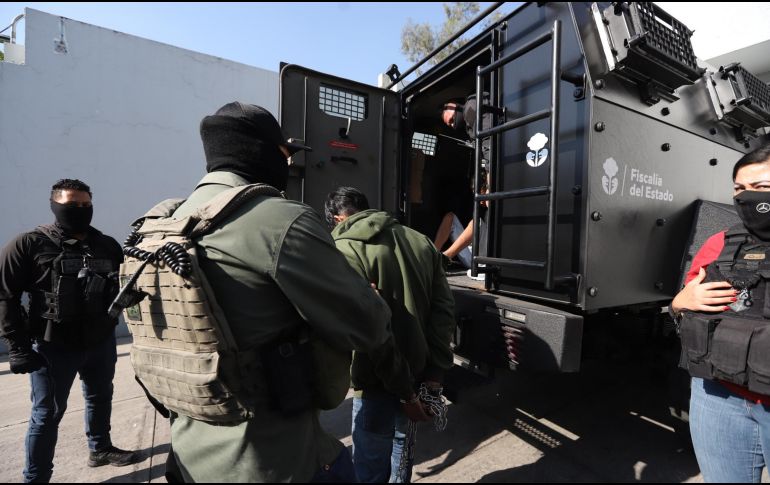 A todas las personas detenidas se les imputa el delito de robo calificado a la espera de determinar su situación legal y su posible vinculación a proceso. ESPECIAL 
Coordinación General de Seguridad