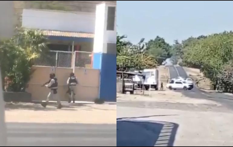 Los elementos de la Guardia Nacional realizaban recorridos de reconocimiento para prevenir bloqueos carreteros y verificar que las vías permanecieran libres cuando fueron atacados sobre la calle Margarita Maza de Juárez, a la altura del Sonajero Tuxpan. ESPECIAL