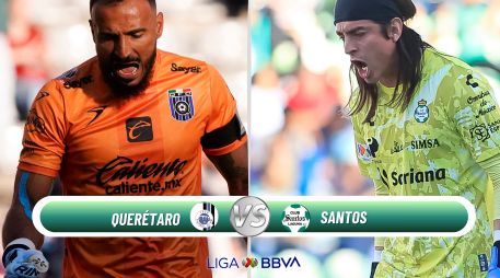 Querétaro y Santos buscan puntos urgentes en la J8. ESPECIAL / IMAGO7 y CANVA