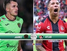 Para Atlas, el objetivo es no perder ritmo frente a los equipos que pelean los primeros lugares. Para Juárez, la lucha por salir del fondo. ESPECIAL / IMAGO7 y CANVA