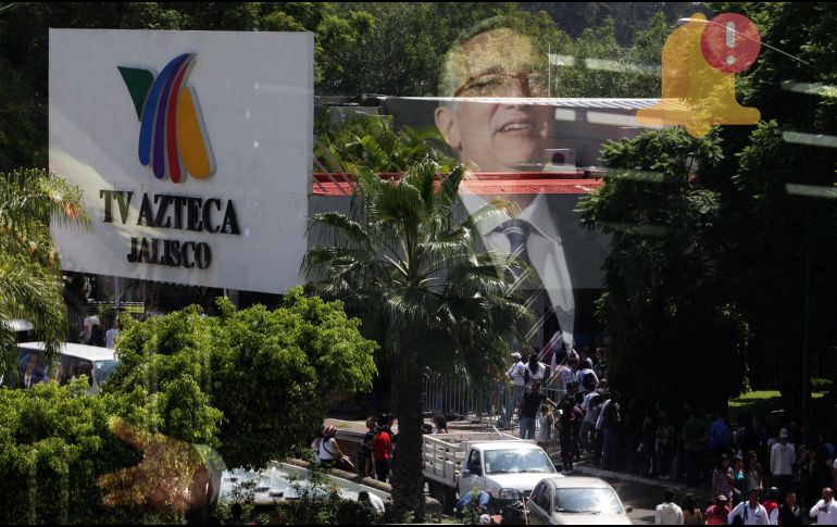 Estas son las empresas que serán parte del concurso mercantil al que se someterá TV Azteca. EL INFORMADOR / SUN / ARCHIVO
