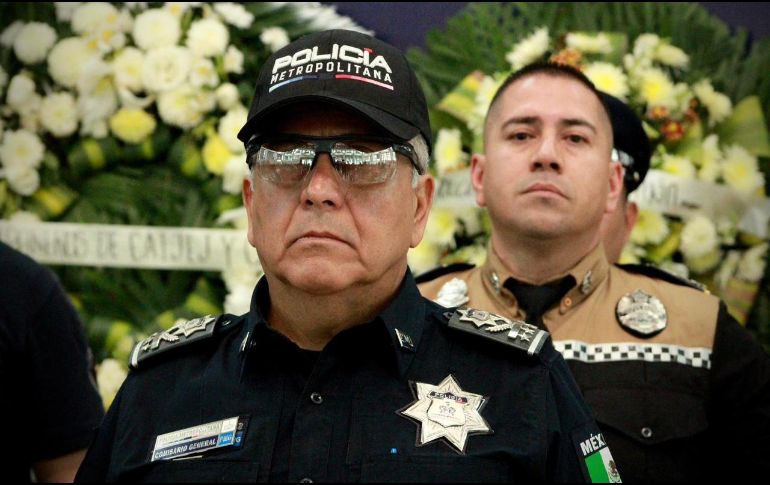 Durante el homenaje se recordó que el oficial custodio transmitía que ser policía significa calidez, amabilidad y generosidad, además de valentía y arrojo. ESPECIAL/Secretaría de Seguridad Jalisco