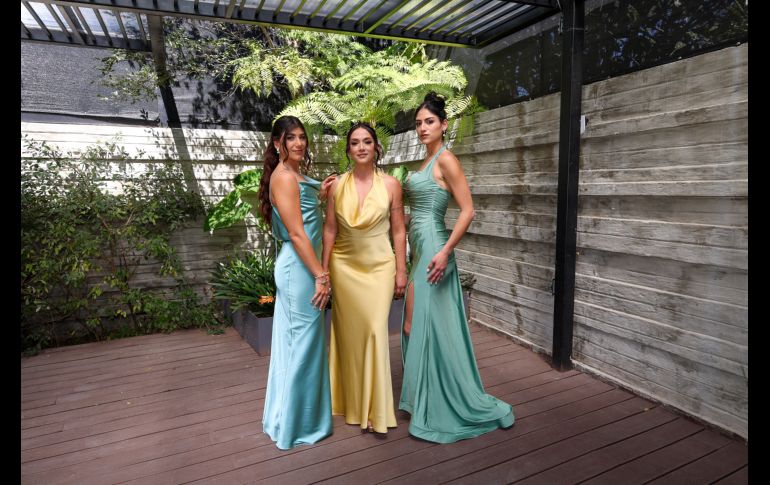 Karla Michelle Fernández Palencia, Karla Palencia Franco y Estefanía Fernández Palencia. GENTE BIEN JALISCO /  E. Escamilla