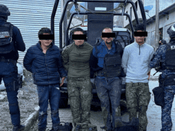 A los presuntos sicarios les aseguraron armas largas y equipo táctico. CORTESÍA/ Secretaría de Seguridad del Pueblo