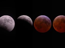 Durante la fase total, la atmósfera terrestre actúa como un filtro: desvía y deja pasar únicamente la luz rojiza del Sol. NASA