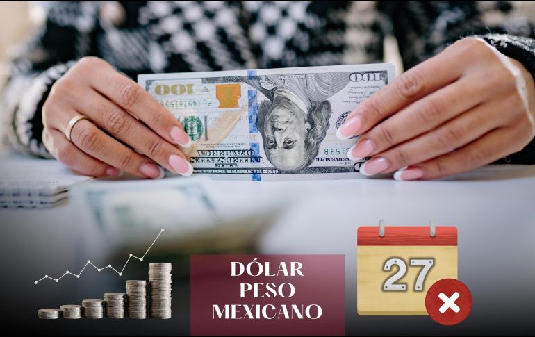 El mercado cambiario, dice Bloomberg, continúa atento a factores económicos y financieros que puedan influir en el comportamiento del peso mexicano en el cierre del mes. ESPECIAL / CANVA