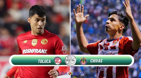 Toluca recibe a Chivas en duelo clave por los primeros puestos del Clausura 2026. ESPECIAL / IMAGO7 y CANVA
