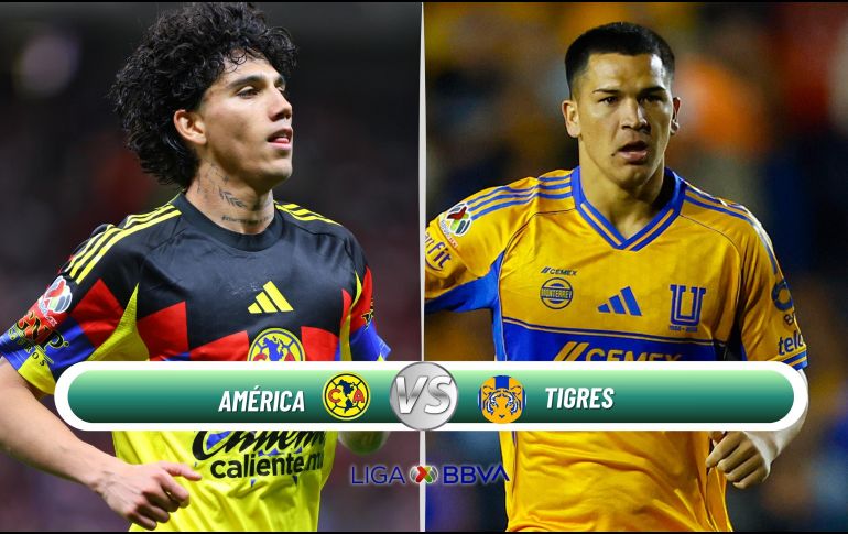 América recibe a Tigres en uno de los partidos más atractivos de la Jornada 8 del Clausura 2026. ESPECIAL / IMAGO7 y CANVA