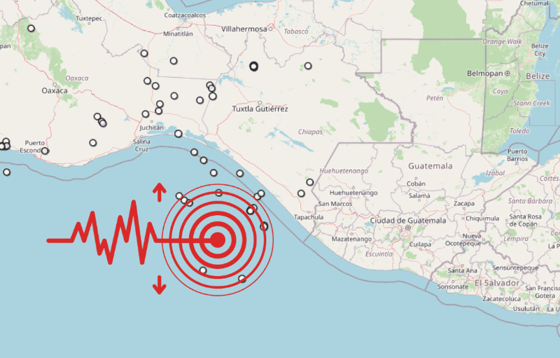 &nbsp;Sismo en Chiapas. ESPECIAL / SSN