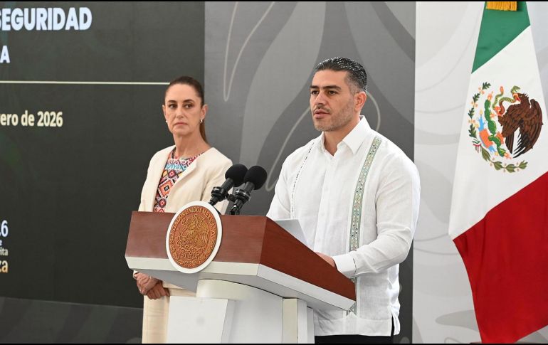 Respecto a hechos recientes de violencia, Harfuch mencionó tres casos de privación de la libertad en Sinaloa. EFE/PRESIDENCIA DE MÉXICO