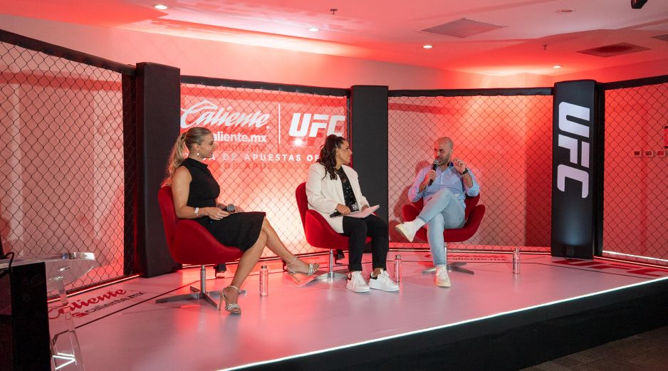 Como socio presentador de la UFC, Caliente.mx aparecerá de forma destacada en todas las actividades oficiales. ESPECIAL/Caliente.mx