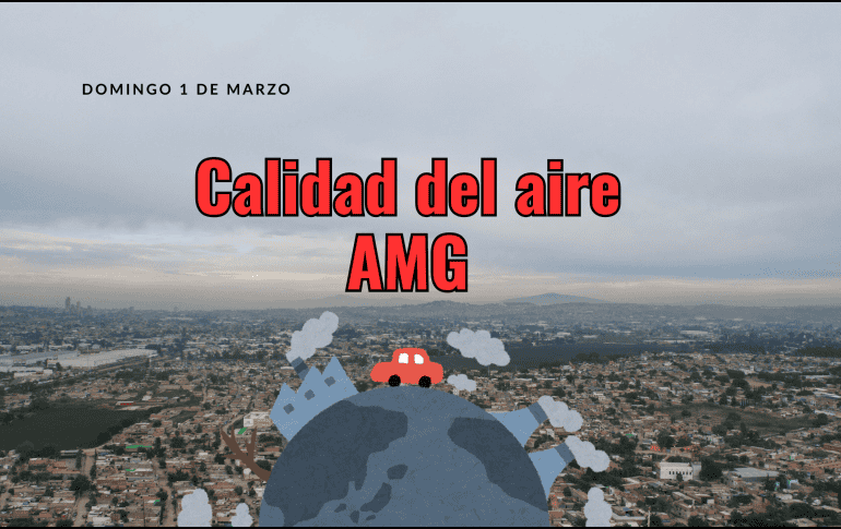El índice más alto de calidad del aire registrado en el AMG hoy 1 de marzo es en Miravalle, con 103 puntos IMECA. EL INFORMADOR / ARCHIVO