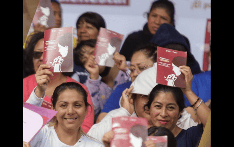 Las beneficiarias deberán esperar algunos días para la dispersión del primer pago bimestral de dos mil 500 pesos. X / @Edomex