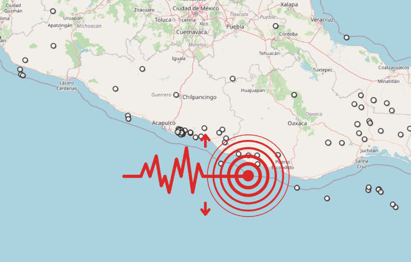 Sismo en Oaxaca. ESPECIAL / SSN&nbsp;