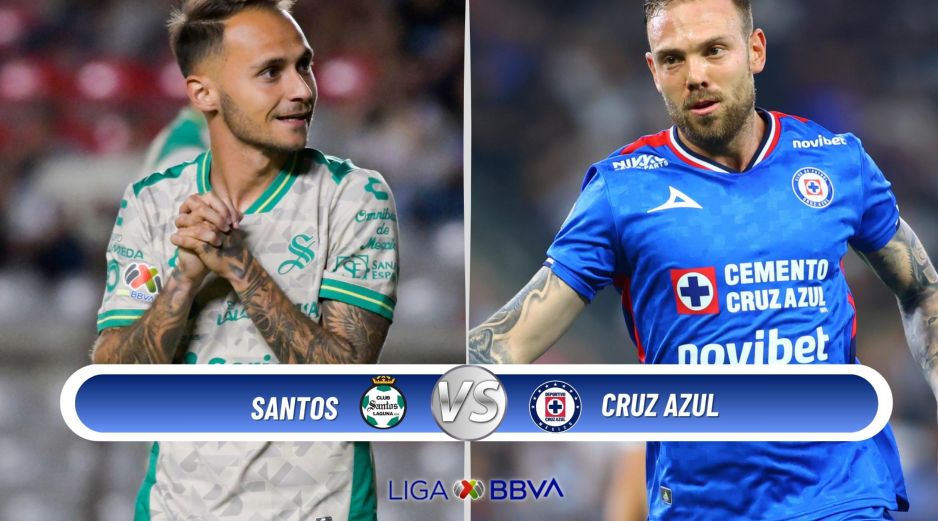 Para Cruz Azul, el objetivo es mantener distancia en la cima. Para Santos, cada partido es una especie de final que está obligado a ganar. ESPECIAL / IMAGO7 y CANVA
